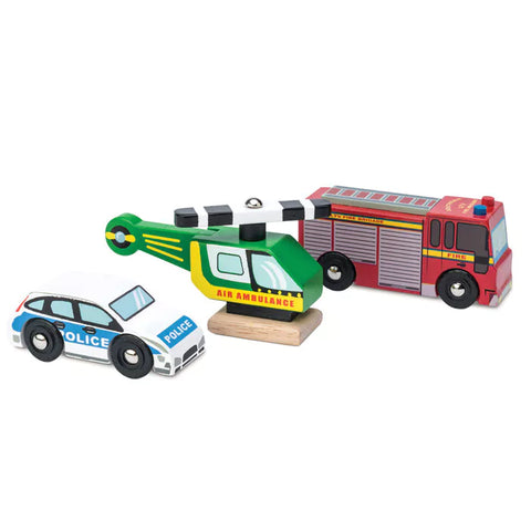 Set veicoli per le emergenze - Le Toy Van