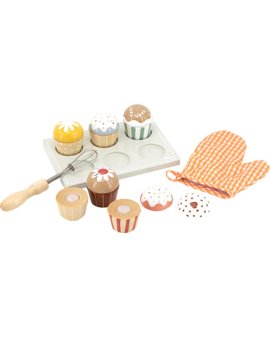 Set cupcake in legno