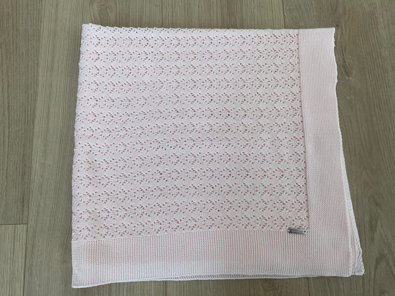 Coperta cotone rosa