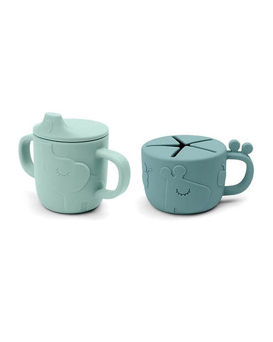 Set tazza snack e tazza beccuccio Peekaboo